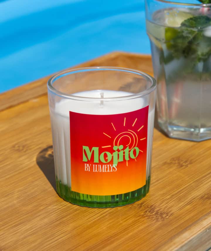 Bougie parfumée cocktail - Mojito